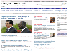 Tablet Screenshot of afriquechine.net